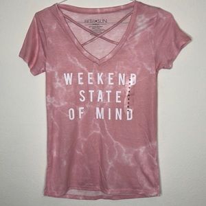 Fifth sun “weekend state of mind” medium t shirt